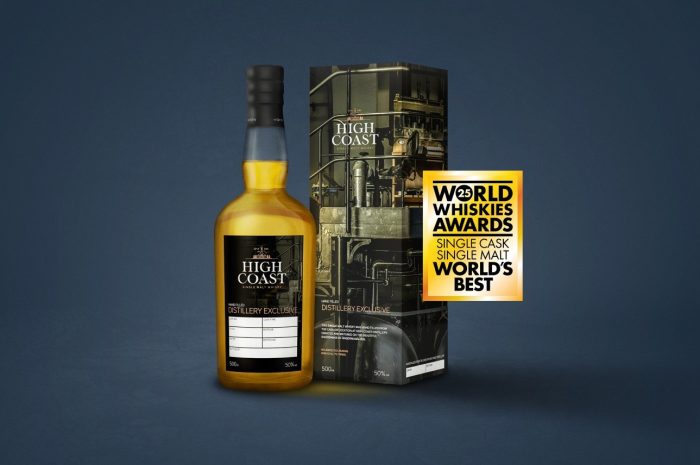 High Coast Distillery prisas för världens bästa whisky!