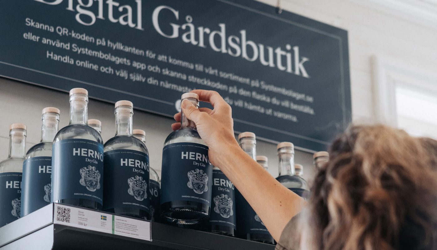 Hernö Gin digital gårdsbutik